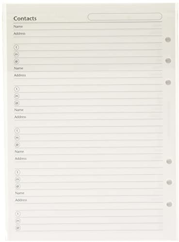 A5 Name, address, email, telephone, fax, mobile