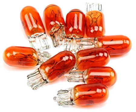 10 Stück Set KFZ Beleuchtung PROFIPRODUKT Glassockel Halogen 12V Autolampen (10x WY5W)
