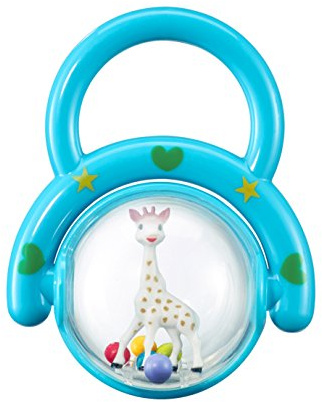 010126 Größeab Rassel Sophie die Giraffe, violett
