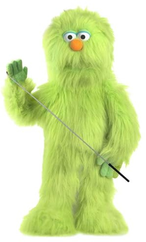 Green Monster Puppet, Full Body Ventriloquist Style Puppet, 70cm
