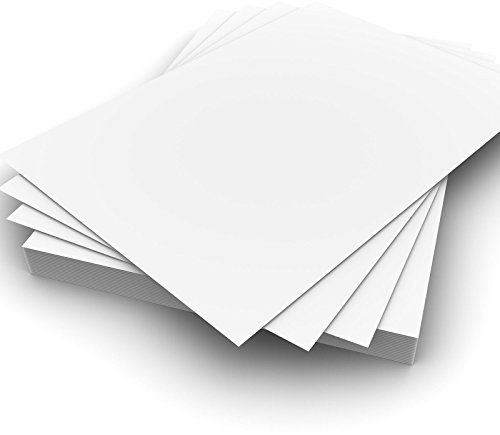 50 Sheets A4 160gsm White Card - Premium Thick Printing Paper Suitable for All Printers