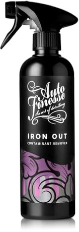 Auto Finesse Iron Out Contaminant Remover 500ml | Car Iron Fallout Remover Spray | pH Neutral Formula | Safe for Wheels, Paint & Glass | Made in UK