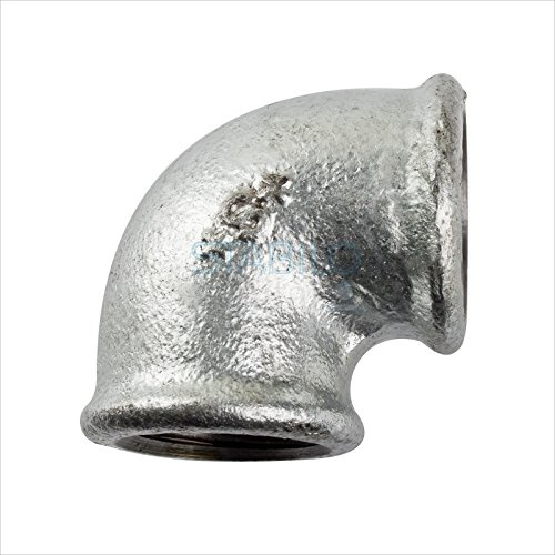 Stabilo-Sanitaer Rohrwinkel 3/4 Zoll DN20 2xIG Winkel Temperguss Fitting Gewindefitting Tempergussfitting Rohrfitting