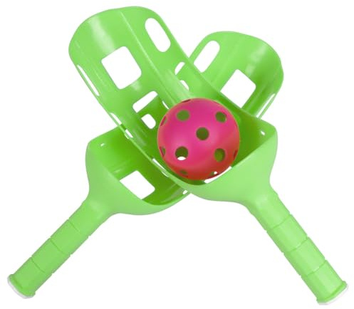Sport-Tec Scoopball Spiel, Geschicklichkeitsspiel, Fangspiel, Scoopball Set, Fangballspiel, Outdoor, Garten, Rasen, Party Spielzeug, Wurfspiel, Kindergeburtstag