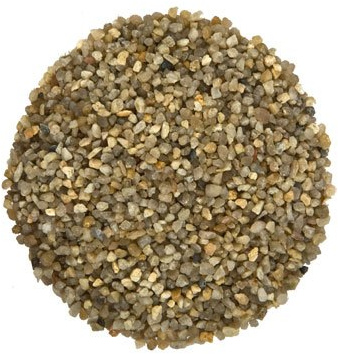 Aquariumpflanzen.net 25kg Aquarienkies hell, Körnung 2-4mm mittel, Aquariumkies, Bodengrund