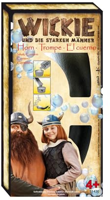 Cartronic Wickie und die starken Männer Seifenblasen-Horn, ca. 21 cm I EIN deutsches Pustefix I Für Kinder ab 4 Jahren