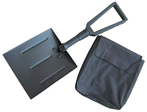 A.Blöchl AB Zerlegbare Schnee- und Lawinenschaufel (Schwarz mit Tasche)