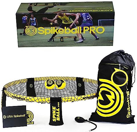 Spikeball Pro Kit (Turnier Edition) - Mit verbessertem, stärkerem Netz, neu designten Bällen für mehr Spin