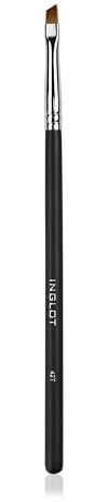 INGLOT Make-up-Pinsel 42T, Schwarz & Silber, 8,18 g | Professioneller Make-up-Pinsel für präzises, gleichmäßiges Auftragen und ein makelloses Finish.