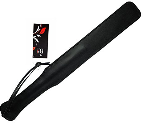 HANDGEFERTIGTE KLATSCHEN 48,0 cm BDSM [100% Büffelleder] Paddel I Peitsche | Sex Spielzeug für die Paare I Domina I Paddle I Flogger I Whip I Bondage I Sex Toy I BDSMS Spielzeug extrem für Frauen I BDSM