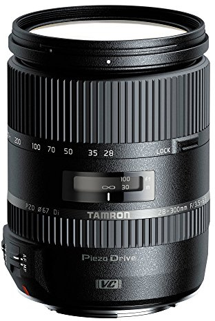 Tamron Obiettivo 28-300mm F/3.5-6.3 Di PZD All-in-Zoom per Sony Digital SLR Nero
