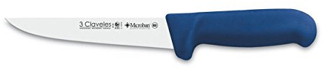 3 Claveles Cuchillo Deshuesar Ancho Proflex, Acero Inoxidable, Azul, 18 cm-7