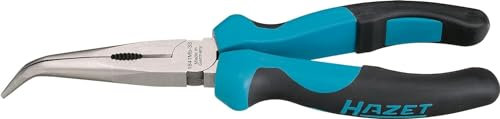 Hazet 1841Mb-33 Pinza a Becchi Mezzotondi, Argento, Lunghezza 200 mm