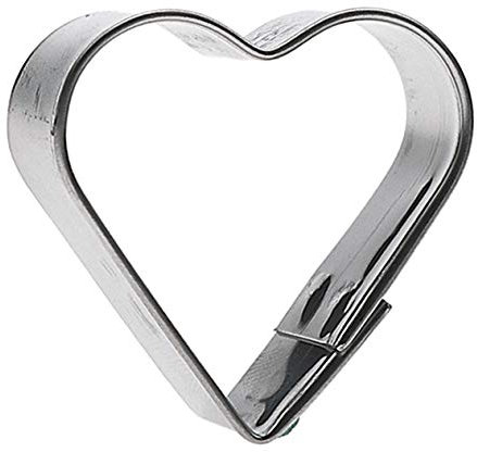 GastroMax - Emporte Pièce Patisserie pour Biscuits - en Forme de Coeur - Large - 8 cm - Pour une Fête d'Anniversaire ou une Saint-Valentin Unique - Faites-Leur Savoir qu'Ils Sont Spéciaux