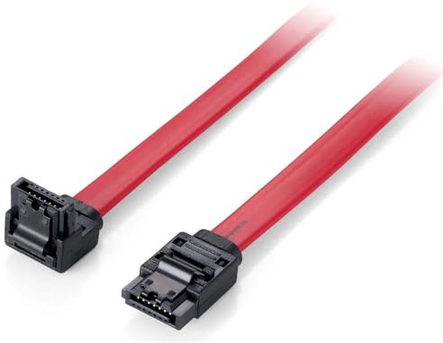 Equip 111903 Cable de SATA 1 m SATA 7-Pin Rojo - Cable SATA (1 m, SATA III, SATA 7-Pin, SATA 7-Pin, Male Connector/Male Connector, Rojo)