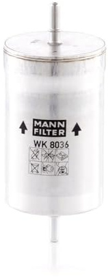 MANN-FILTER, WK 8036 Kraftstofffilter | Für PKW, Schutz des Kraftstoffsystems, Injektorschutz, Zuverlässige Kraftstoffversorgung, Echte OE-Technologie