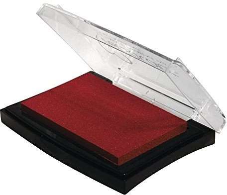 Rayher 29017284 Versa Color Pigment-Stempelkissen, 9,6x6,3x1,8cm, Kardinalrot