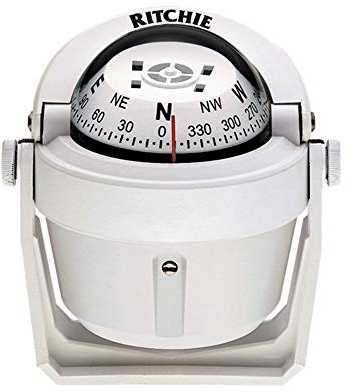 Ritchie B-51W Explorer Compass, White