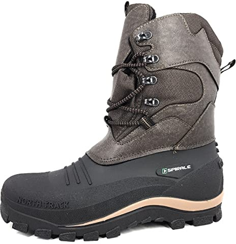 Spirale BERND, Bottes de neige de hauteur moyenne, doublure chaude homme - Marron - Braun (braun 47), 48 EU (13 Homme UK) EU