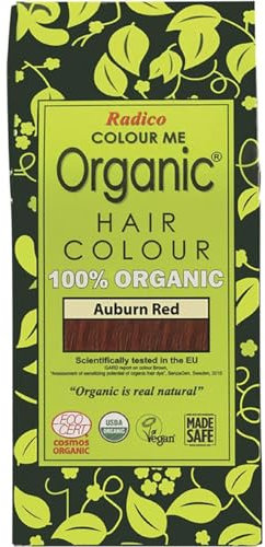 Radico Colour Me Organic Pflanzenhaarfarbe Kastanienrot (bio, vegan, Naturkosmetik) kastanienrot