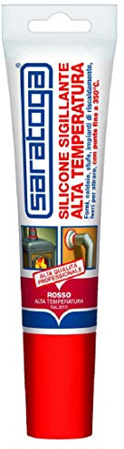 Silicone alte temperature tubetto 90 ml rosso