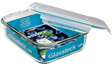 Glasslock Food Storage Container, Rectangular, 1x 2000ml Mcrb – 200