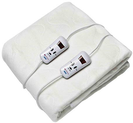 Pekatherm UP210DF - Doppeltes Wärmeunterbett aus Polyester, Mittlere Reichweite, 150 x 160 cm | Elektrische Unterbettdecke | mit Abschaltautomatik