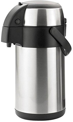 3Ltr Pump Action Airpot Flask Stainless Steel 3.0 LTR