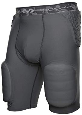 McDavid Basketball Gepolsterte Kompressionsshorts Girdle.3 HEX Pads Padding Hüfte und Steißbeinschutz Cup Pocket