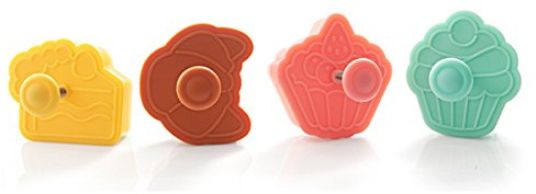 Silikomart | Decoración de Pasteles de Plástico, Multicolor, 51 x 51 x 25 mm