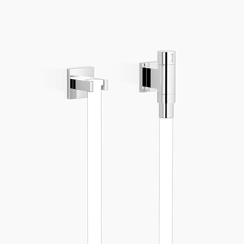 Dornbracht WaterTube Kneipp Wandanschlussbogen mit Ventil und Schlauchhalterung Chrom 27821979-00