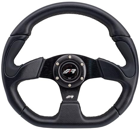 Simoni Racing X2330PUN/P X2 Black Universal Steering Wheel, Schwarz