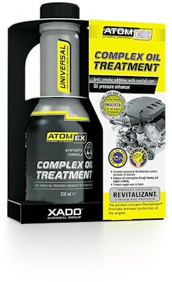 XADO Atomex Öladditiv - Anti-Rauch-Motoröladditiv für Diesel- und Benzinmotoren, Ölverlust Stop, Rauch Stop, Revitalizant, Motoröladditiv für Verschleißschutz und Viskositätssteigerung