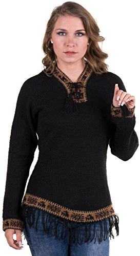 Gamboa Alpaca Tricot Pull Femme à Capuche Manches Longues Pulls Chaud Laine Été Hiver