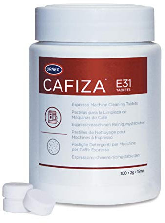 Urnex CX503 Cafiza Coffee Machine Cleaning Tablets 100 x 1.2 g, Acrylic