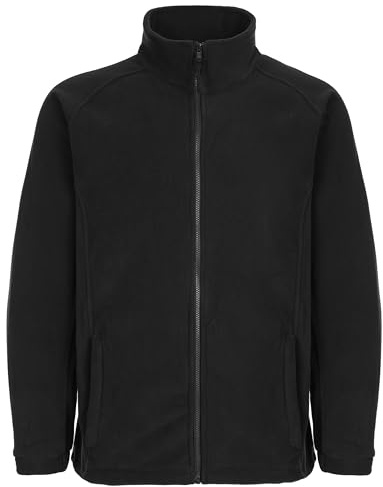 Fort Mens 205 Melrose Fleece Jacket, Black, L EU