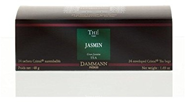Desconocido Thé DAMMANN FRÈRES - Jasmin (thé vert chinois) - 24 enveloppes en verre
