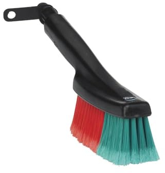 Vikan 525452 Water Fed Vehicle Brush, Soft Split, Black, 360 x 60 x 105mm | 360mm Length, 60mm Width, 105mm Height