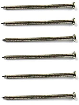 Merriway BH03757 (500 gm) Galvanised Round Wire Nail, 125mm (5 inch) - Pack of 500 gm