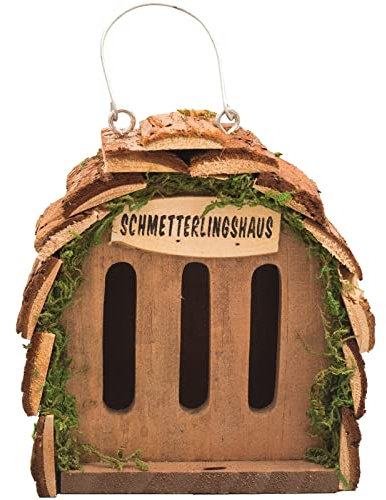 Gardigo Casetta per Farfalle, per l'Allevamento delle Farfalle e la Decorazione del Giardino | Hotel per Farfalle in Legno da appendere