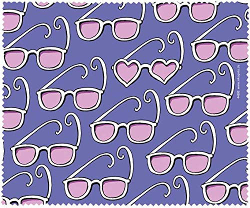Brillenputztuch 17 x 15 cm • 44800 ''Herzbrille'' von Inkognito • Künstler: INKOGNITO © Bianca Schaalburg