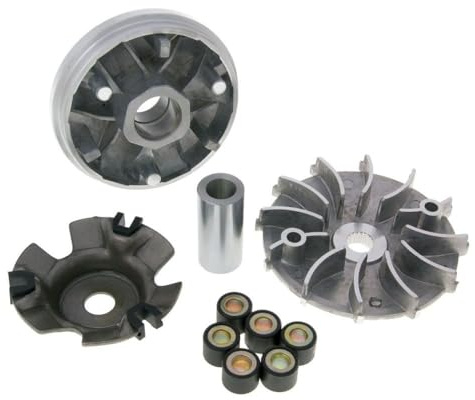 Variomatik-Set mit Keilriemenscheibe kompatibel mit Kymco Like 125 [KN25AA] | Standard-Ersatz mit Gewichten 18x14/14 g; kompatibel mit KYMCO Movie XL 125, Agility 125, People S 125 [BA25BA], Super 8 125