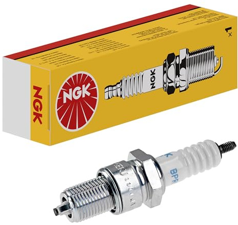 NGK Zündkerze BPR5EKU, 5685 | Yellow Box | 1 Stück | BPR5EKU, 5685 passend für 100 200 80 90 A6 Cabriolet Coupe | 5685