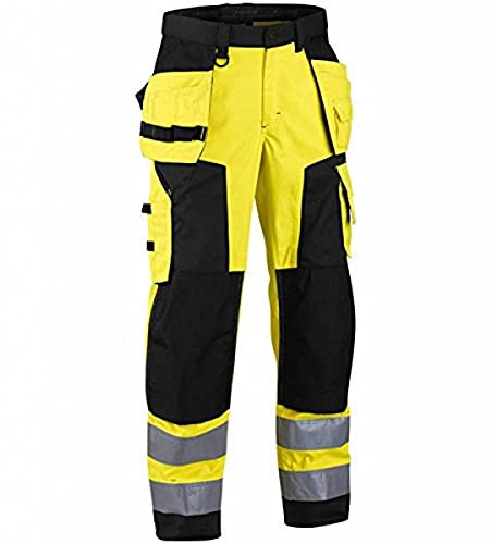 Blakläder 156818113399D84 Pantaloni Ad Alta Visibilità Classe 2, Multicolore, 156818113399D96