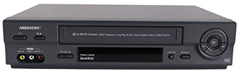 Medion MD 42277 VHS Videorekorder, antrazith