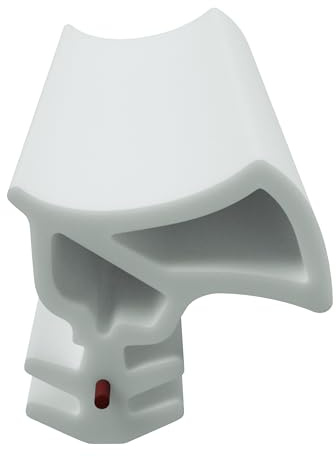 DIWARO® Stahlzargen-Dichtung SZ016 | weiß, grau oder braun | 5 lfm für Haus- und Innentüren. Zum Schallschutz und abdichten der Tür. Bestehend aus TPE (Thermoplastischen Elastomer) (weiß)