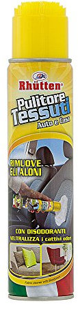 Pulitore Tessuti, Detergente in Schiuma, Tappo Spazzolina, 400ml spray