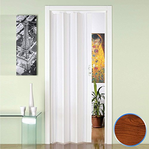 Forte Puerta Plegable de Interior de PVC Cerezo 88,5x214 cm Mod.Luciana