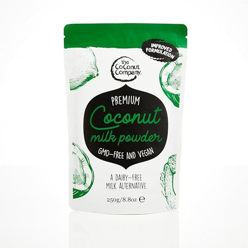 100% Dairy-Free Coconut Milk Powder 250g, Gluten-free, Coconut Powder, 65% Coconut oil, Premium, Halal, Kosher approved