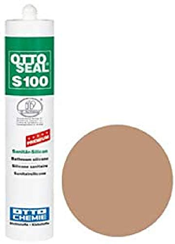 OttoSeal S100, das Premium- Sanitär- Silicon,300ml Farbe: C82 ROTBEIGE